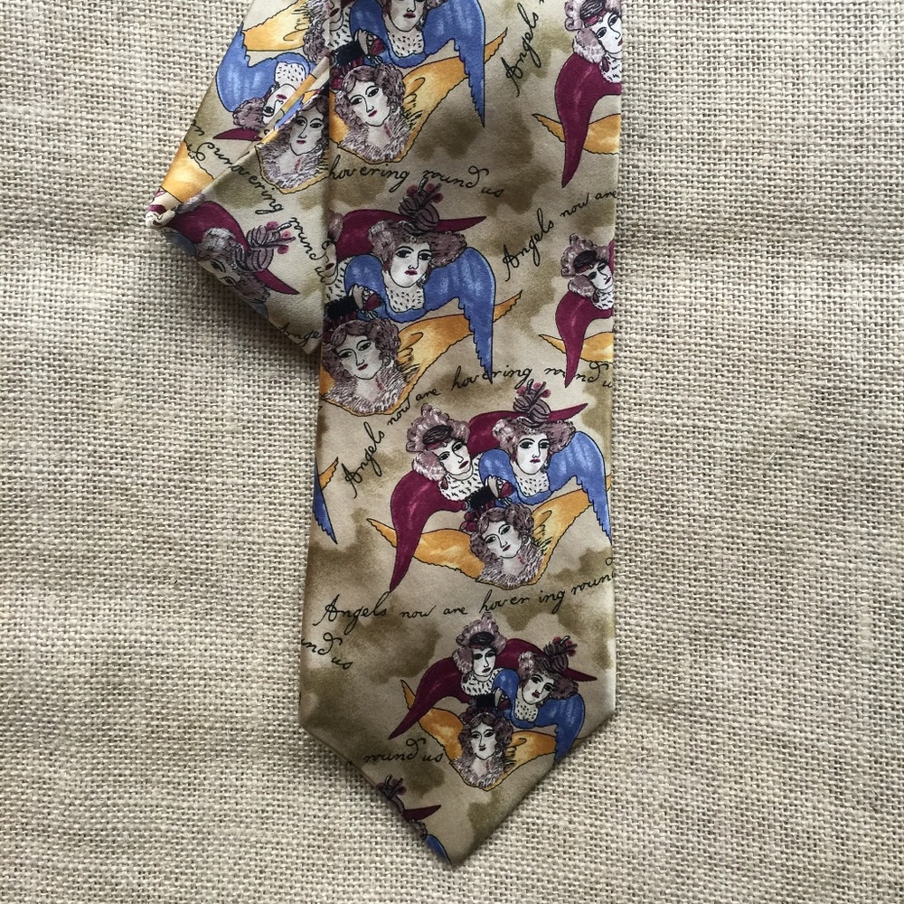 Audrey Buckner Charmeuse Silk ANGEL Tie